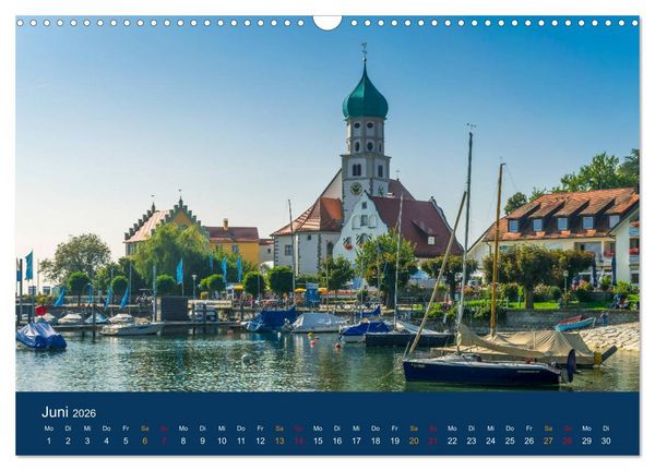 Produktbild: Ansichten vom Bodensee (Wandkalender 2026 DIN A3 quer), CALVENDO Monatskalender