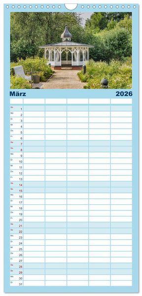 Produktbild: Familienplaner 2026 - Ostseebad Binz &ndash; Zeit f&uuml;r Erholung mit 5 Spalten (Wandkalender, 21 x 45 cm) CALVENDO
