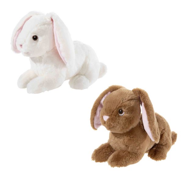 Produktbild: Pl&uuml;sch Misanimo Hase liegend creme und braun 25cm 2fach sortiert