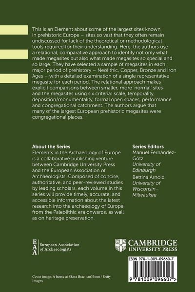 Produktbild: Megasites in Prehistoric Europe