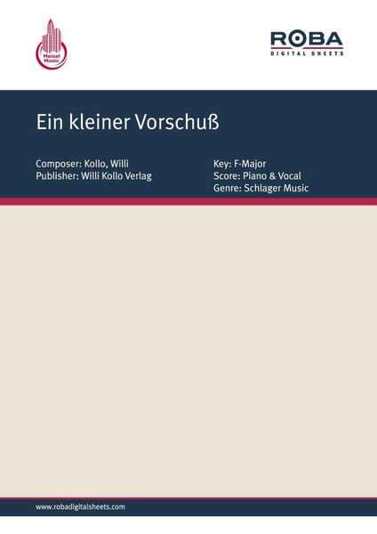 Produktbild: Ein kleiner Vorschuss