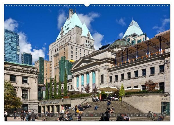 Produktbild: Vancouver Perspektiven (Wandkalender 2026 DIN A2 quer), CALVENDO Monatskalender
