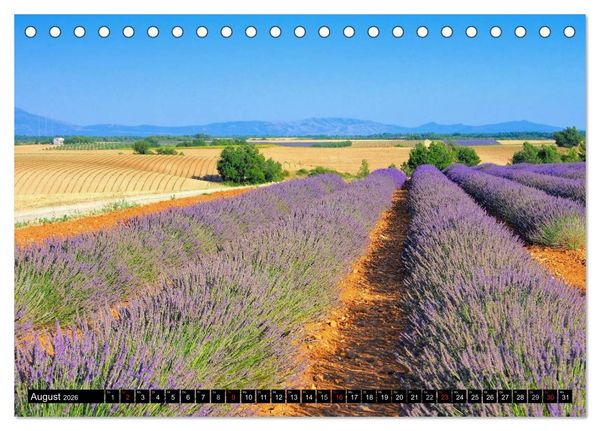 Produktbild: Verzaubernde Provence (Tischkalender 2026 DIN A5 quer), CALVENDO Monatskalender