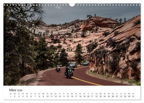 Produktbild: USA Roads (Wandkalender 2026 DIN A3 quer), CALVENDO Monatskalender