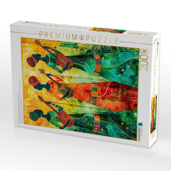 Produktbild: CALVENDO Puzzle Drei Musikantinnen in Afrika spielen Saiteninstrumente | 2000 Teile Lege-Gr&ouml;&szlig;e 90x67cm Foto-Puzzle f&uuml;r gl&uuml;ckliche Stunden