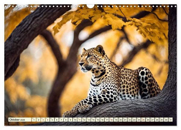 Produktbild: Gefleckte J&auml;ger (Wandkalender 2026 DIN A3 quer), CALVENDO Monatskalender
