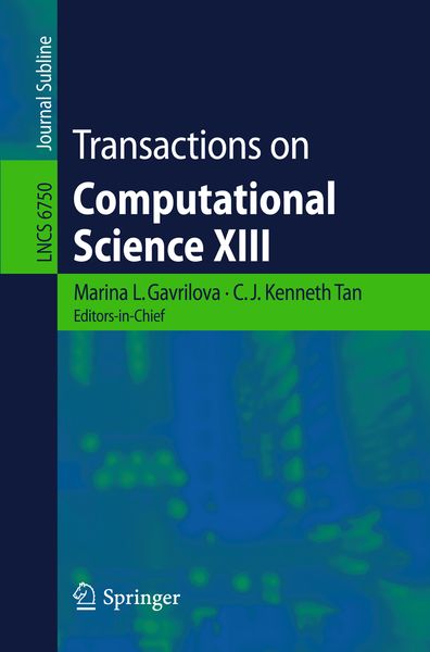 Produktbild: Transactions on Computational Science XIII