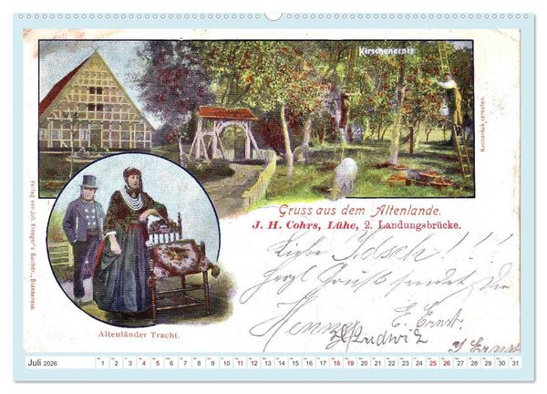 Produktbild: Gruss aus dem Altenlande (hochwertiger Premium Wandkalender 2026 DIN A2 quer), Kunstdruck in Hochglanz