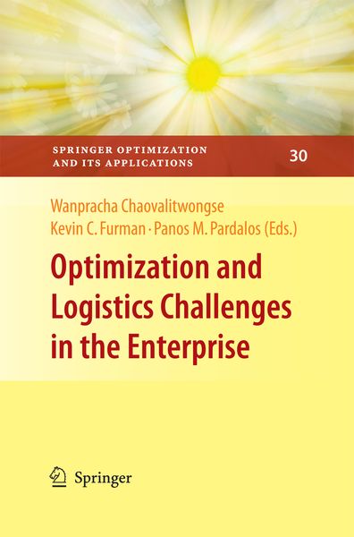 Produktbild: Optimization and Logistics Challenges in the Enterprise
