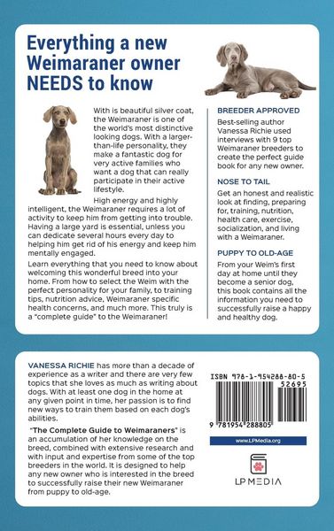 Produktbild: The Complete Guide to Weimaraners