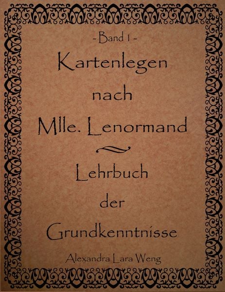 Produktbild: Kartenlegen nach Mlle. Lenormand - Lehrbuch der Grundkenntnisse
