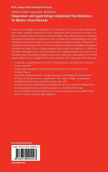 Produktbild: Temperature- and Supply Voltage-Independent Time References for Wireless Sensor Networks