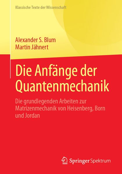 Produktbild: Die Anf&auml;nge der Quantenmechanik