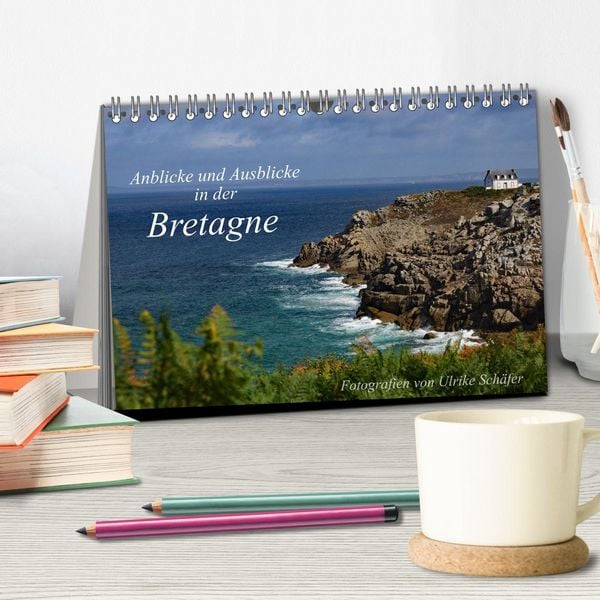 Produktbild: Anblicke und Ausblicke in der Bretagne (Tischkalender 2026 DIN A5 quer), CALVENDO Monatskalender