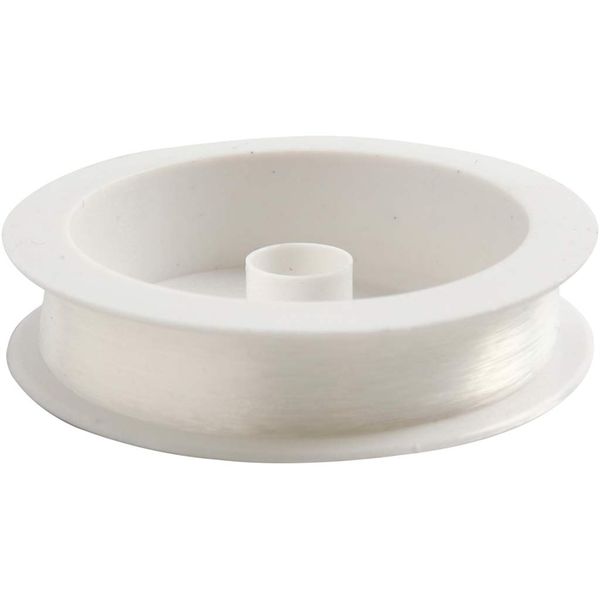 Produktbild: Creativ Company Nylonschnur, Dicke 0,25 mm, Zugfestigkeit 7,5 Kg, 100 m, 1 Rolle