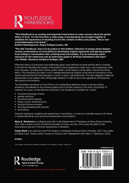 Produktbild: The Routledge Handbook of Food Ethics