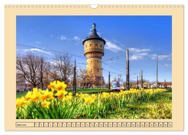 Produktbild: Stadtansichten von Halle an der Saale (Wandkalender 2026 DIN A3 quer), CALVENDO Monatskalender