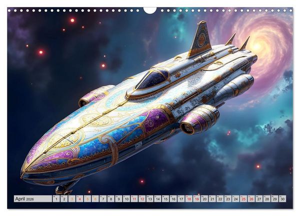 Produktbild: Kosmische Extravaganz (Wandkalender 2026 DIN A3 quer), CALVENDO Monatskalender