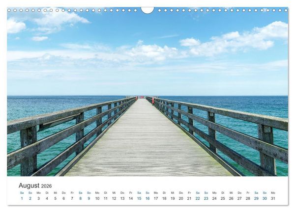 Produktbild: Deutsche K&uuml;ste - Nordsee und Ostsee (Wandkalender 2026 DIN A3 quer), CALVENDO Monatskalender
