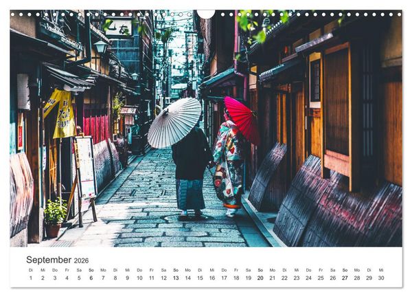 Produktbild: Japan - Land der Kontraste (Wandkalender 2026 DIN A3 quer), CALVENDO Monatskalender