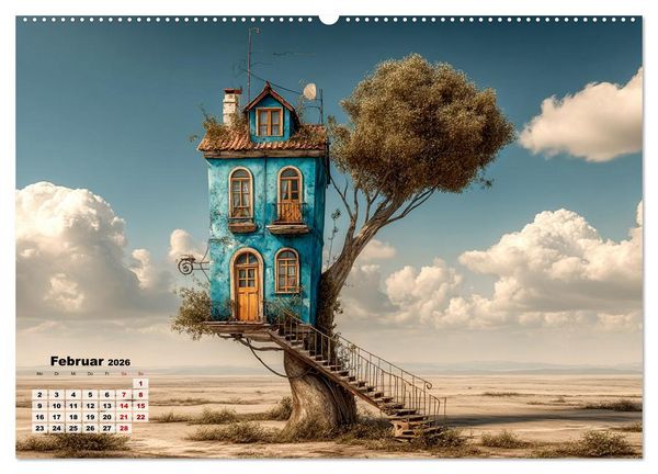 Produktbild: Ein Zuhause ist kein Winkelma&szlig;, sondern ein Gef&uuml;hl (Wandkalender 2026 DIN A2 quer), CALVENDO Monatskalender