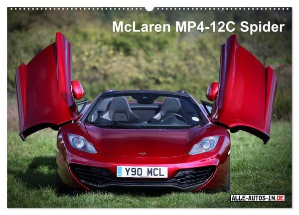 Produktbild: McLaren MP4-12C Spider (Wandkalender 2026 DIN A2 quer), CALVENDO Monatskalender