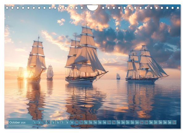 Produktbild: Sailing Through Seasons (Wall Calendar 2026 DIN A4 landscape), CALVENDO 12 Month Wall Calendar