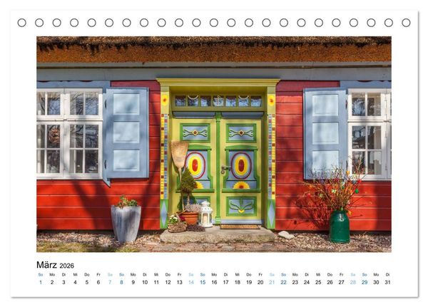 Produktbild: Wundersch&ouml;nes Mecklenburg-Vorpommern (Tischkalender 2026 DIN A5 quer), CALVENDO Monatskalender