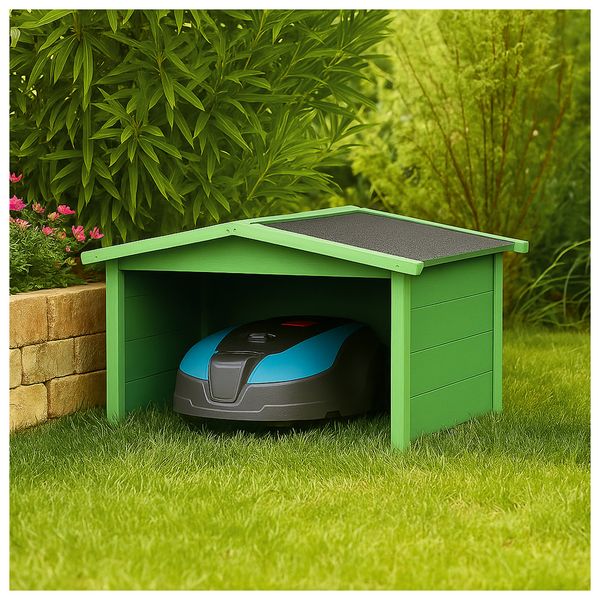 Produktbild: HTI-Living Rasenm&auml;hergarage Wilbur gr&uuml;n Rasenm&auml;hergarage Wilbur gr&uuml;n