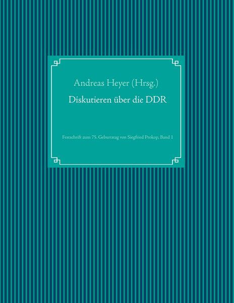 Diskutieren über die DDR, Taschenbuch von , BoD – Books on Demand, 9783739211725