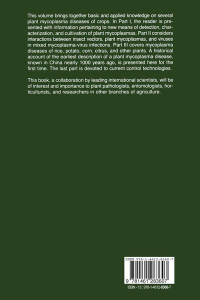 Produktbild: Mycoplasma Diseases of Crops