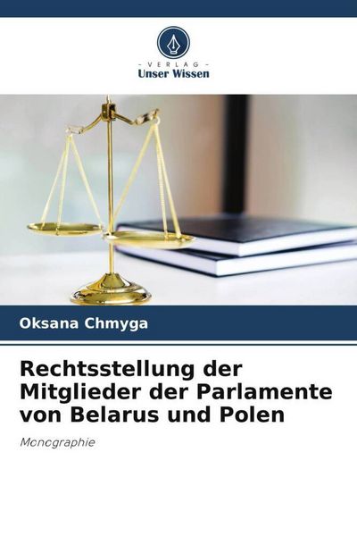 Produktbild: Rechtsstellung der Mitglieder der Parlamente von Belarus und Polen