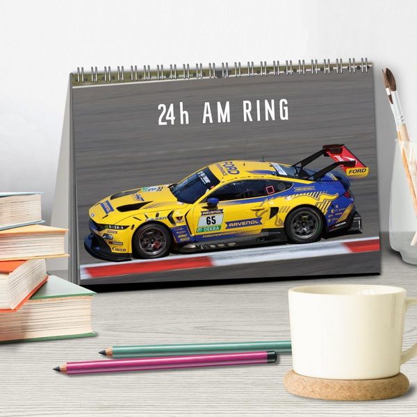 Produktbild: 24h am Ring (Tischkalender 2026 DIN A5 quer), CALVENDO Monatskalender