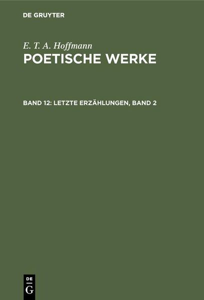 Produktbild: Letzte Erz&auml;hlungen, Band 2