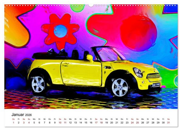 Produktbild: Surreale Autowelten (Wandkalender 2026 DIN A2 quer), CALVENDO Monatskalender