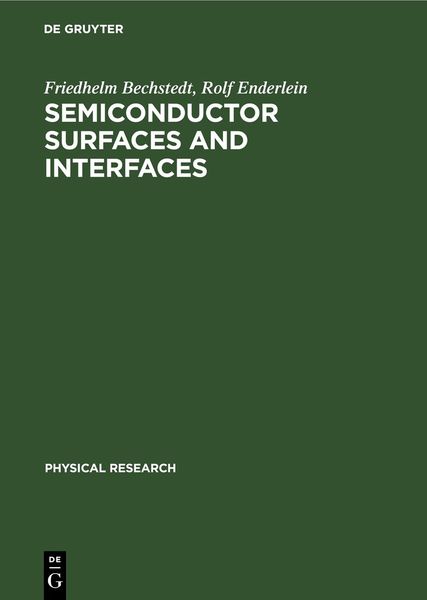 Produktbild: Semiconductor Surfaces and Interfaces