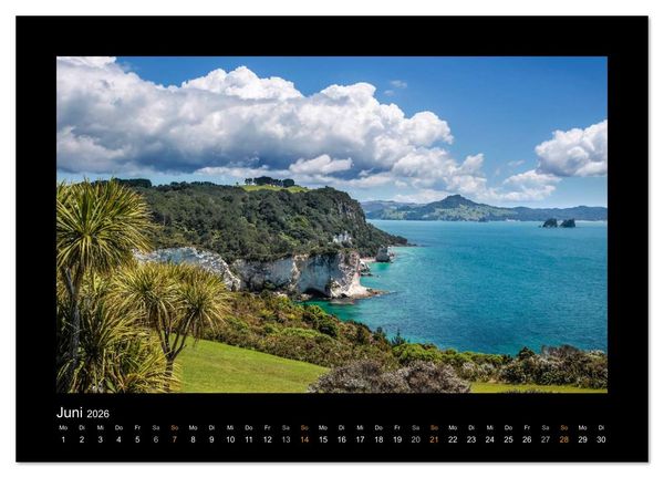 Produktbild: Eine Reise durch Neuseeland (Wandkalender 2026 DIN A2 quer), CALVENDO Monatskalender