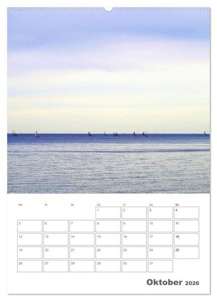 Produktbild: Mein Warnem&uuml;nde - Das moderne Ostseebad im Norden von Rostock (Wandkalender 2026 DIN A2 hoch), CALVENDO Monatskalender