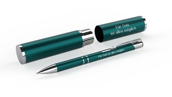 Produktbild: Kugelschreiber im Etui - F&uuml;r Gott ist alles m&ouml;glich