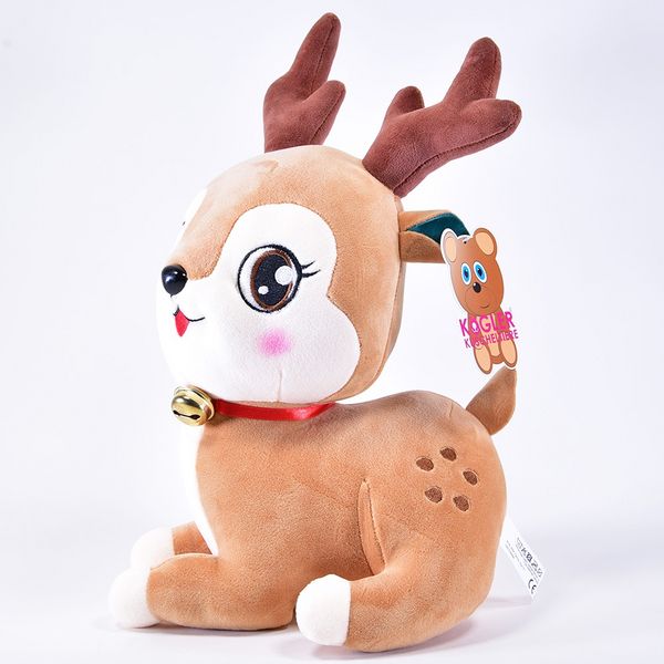 Produktbild: Pl&uuml;sch Hirsch mit Gl&ouml;ckchen 35cm