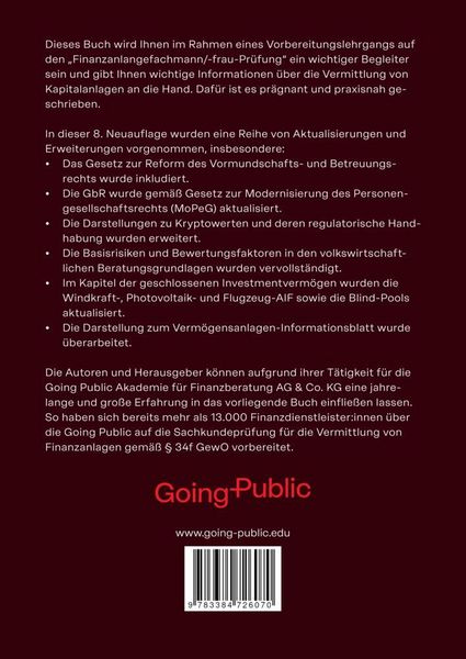 Produktbild: Gepr&uuml;fte/-r Finanzanlagenfachmann/-frau IHK