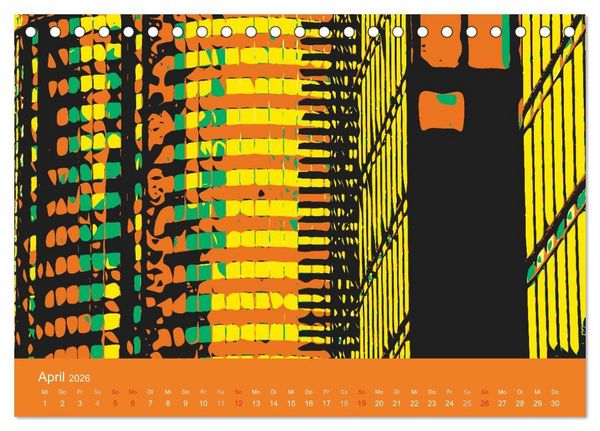 Produktbild: WIEN popartig (Tischkalender 2026 DIN A5 quer), CALVENDO Monatskalender