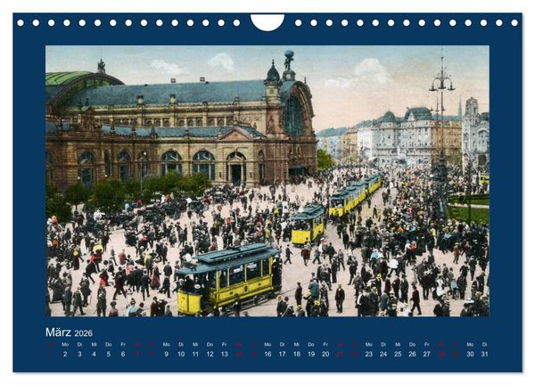 Produktbild: Historisches Frankfurt am Main von 1888 bis 1918 (Wandkalender 2026 DIN A4 quer), CALVENDO Monatskalender
