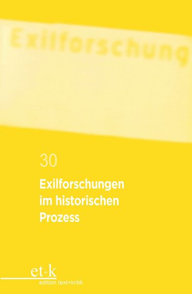 Produktbild: Exilforschungen im historischen Prozess