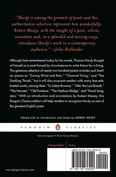 Produktbild: Selected Poems of Thomas Hardy