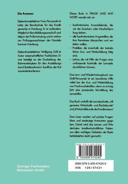 Produktbild: Bank- und Sparkassenkaufleute