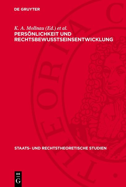 Produktbild: Pers&ouml;nlichkeit und Rechtsbewu&szlig;tseinsentwicklung