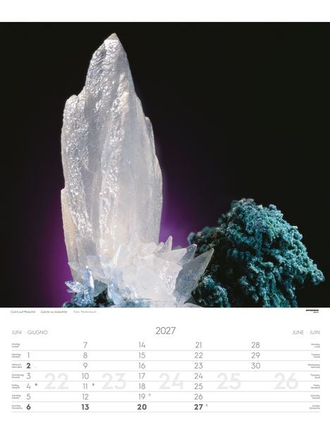 Produktbild: Mineralien Kalender 2027