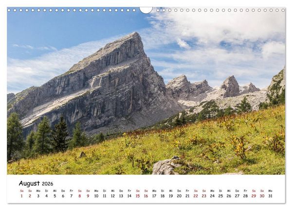 Produktbild: Bergpixels Wanderlust (Wandkalender 2026 DIN A3 quer), CALVENDO Monatskalender