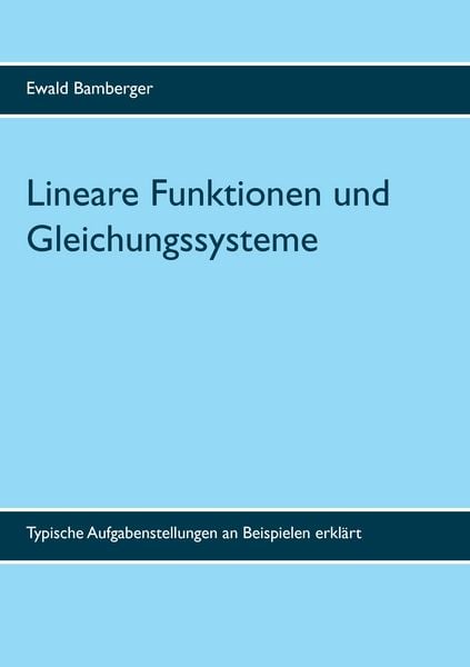 Produktbild: Lineare Funktionen und Gleichungssysteme